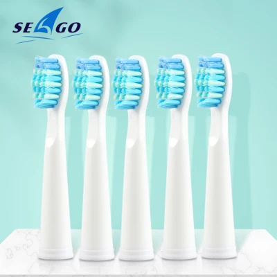 5pcslot SEAGO Replacement Brush Heads Sonic Wave Bristles Electric Toothbrush Head Fits for E9E4SG515SG507SG551SG575
