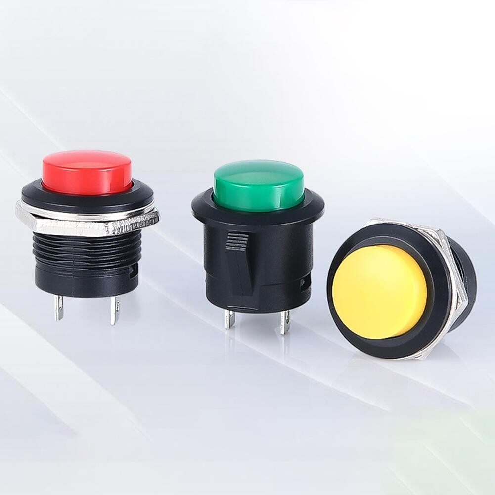 New Waterproof 12V Starter Switch Boat Horn Momentary Push Button Metal