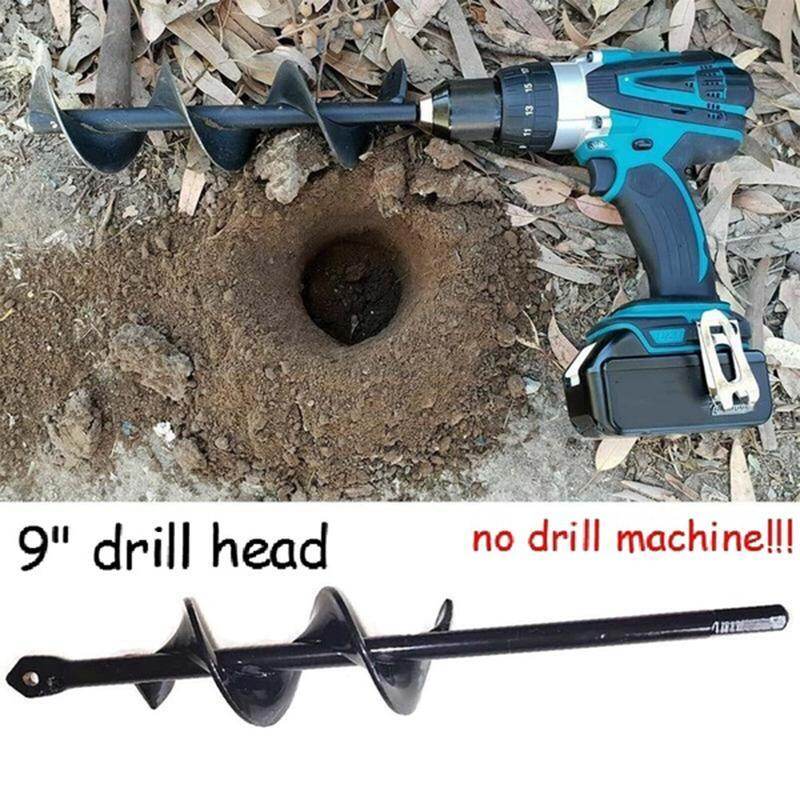 【drill bit set】Power Drill Head for Digging Holes in Garden Farm Plants Agricultural Farm Work Ground Drill Steel Auger Drill Head