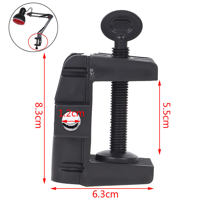 Ministar Bracket Clamp Accessories DIY Fixed Clip Light Mount Holder for Desk Lamp