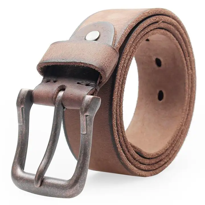 cowhide belt mens