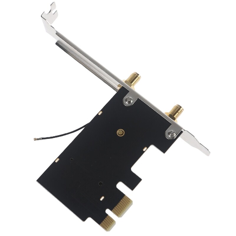 Bộ Chuyển Đổi Thẻ WiFi M.2(Ngff) Mạng Không Dây Máy Tính Để Bàn Sang PCIe 1X Với Cáp Tương Thích Bluetooth