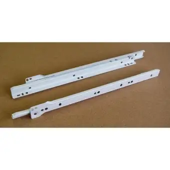 10 To 24 Drawer Slide Roller Bottom Runner Laci Cabinet Rail Besi