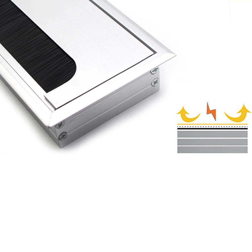 Desk Grommet for Wire Organizer Office Desktop Gromet Aluminum Alloy