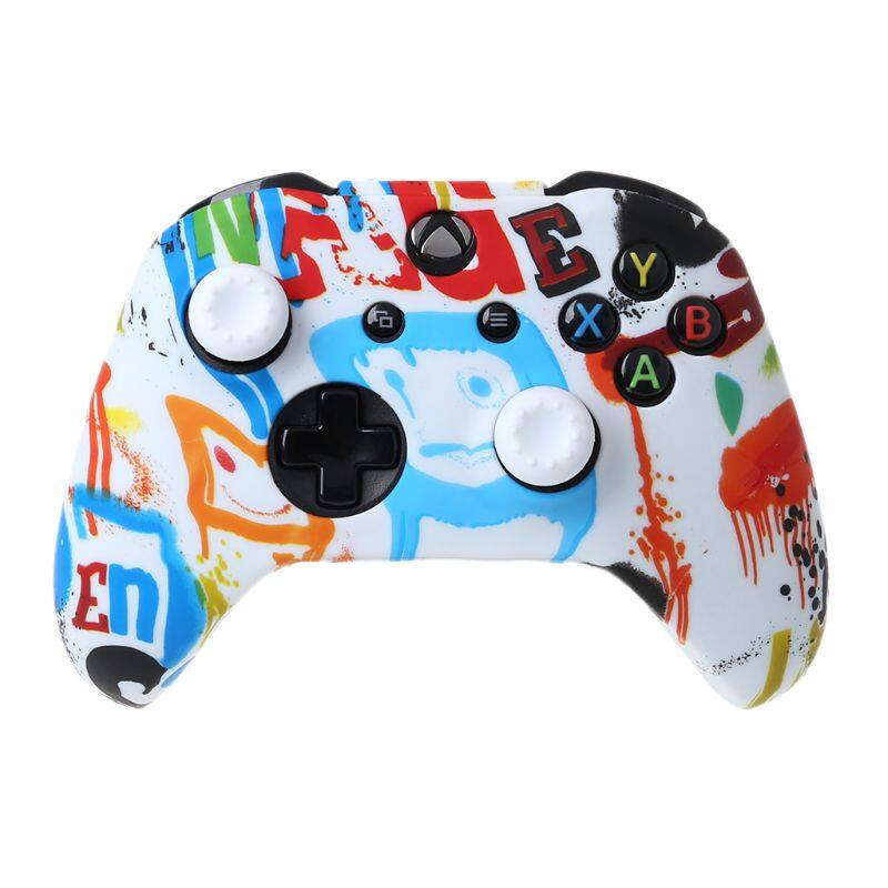 1Set Silicone Protective Skin Case Cover Grips Cap for XBox One X S Controller Protector Gaming Accessories