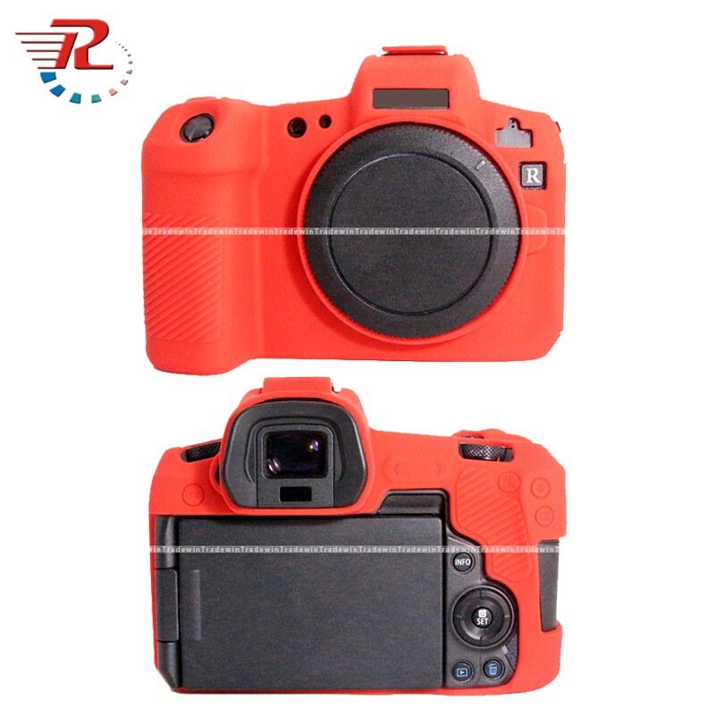 Cao su Silicone mềm thân máy Trường hợp bìa cho Canon EOS r