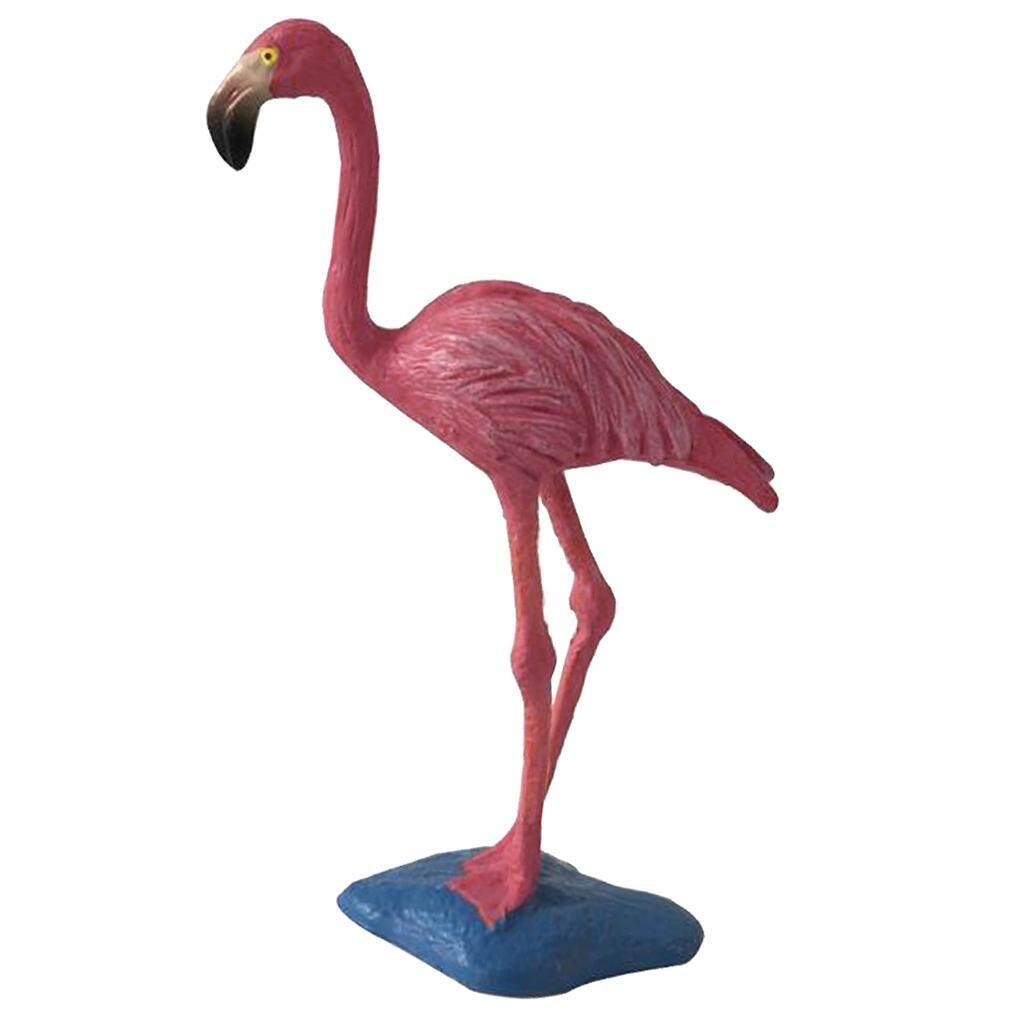 New Standing Flamingo Birds Statue Ornament Figurine Figure Decoration Ornament