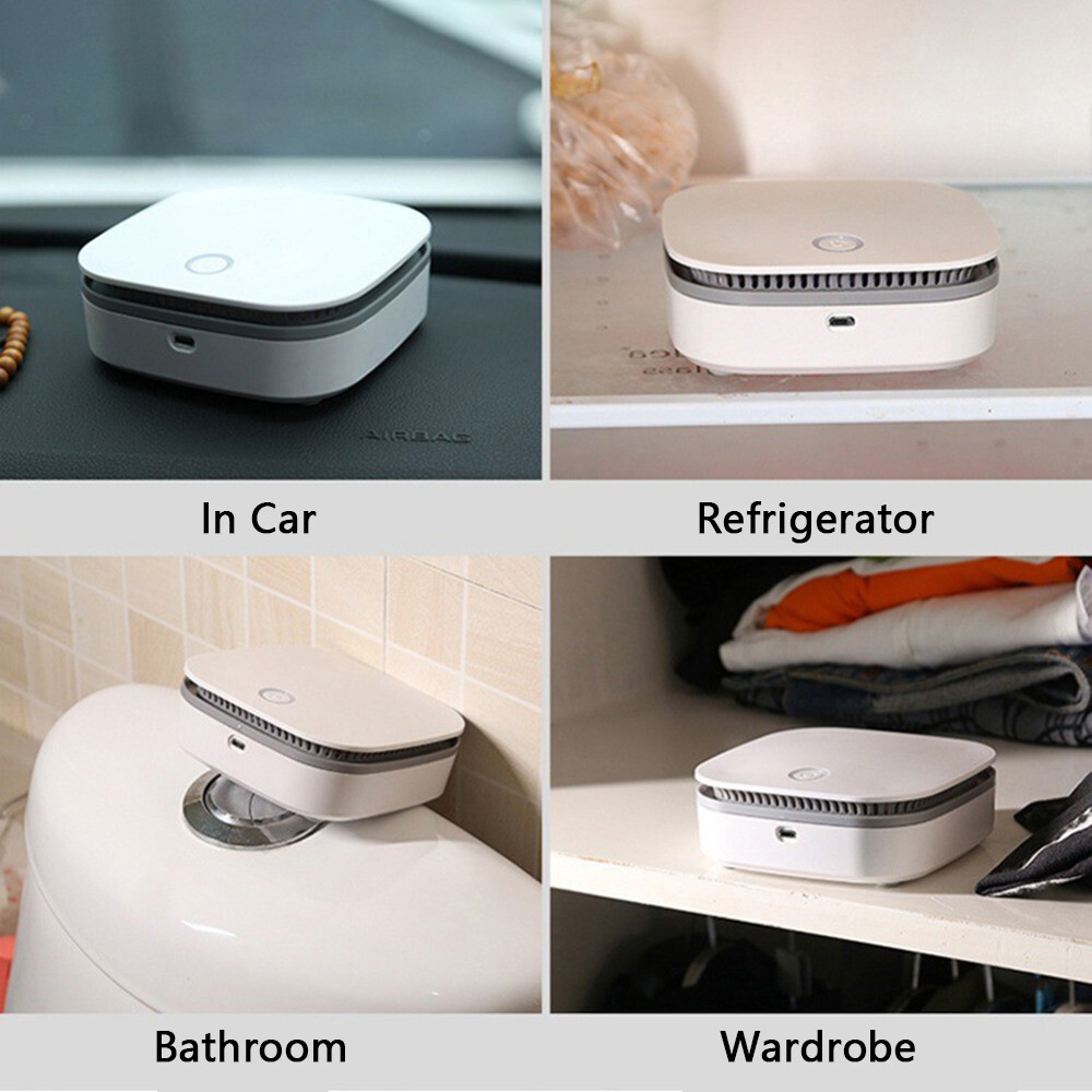 Smart Sensor Máy Lọc Không Khí Cầm Tay Máy Tạo Vùng O Máy Khử Mùi Ion Âm O3 Máy Khử Mùi Khử Mùi Loại Bỏ Mùi Với Bộ Hẹn Giờ Máy Ozone 2 Chế Độ Cho Gia Đình Xe Hơi Văn Phòng