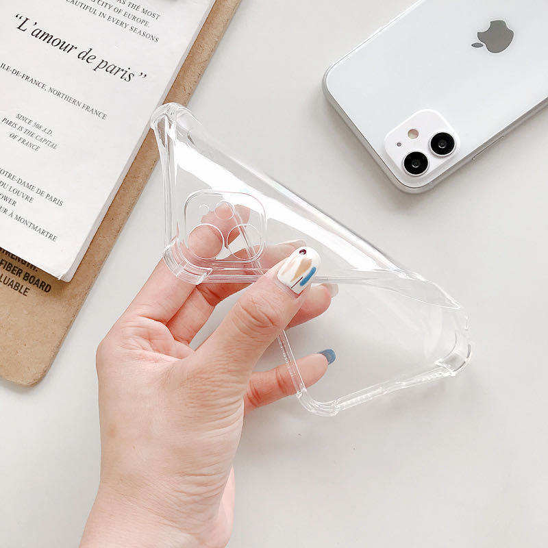 Zeallion Clear Case For [Apple iPhone 15 14 13 12 Mini 11 Pro Max X XS XR 7 8 6 6s Plus 5 5S SE] Soft TPU Dropproof Shockproof Phone Protection Cover Shell
