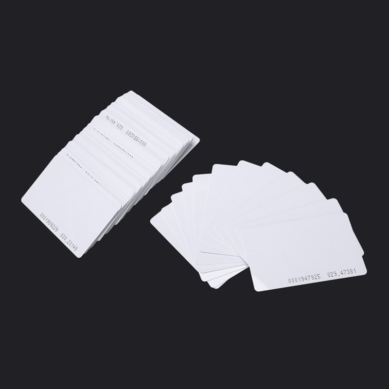50 pieces Intelligent Proximity EM4100 125kHz RFID Proximity Card Entry Empty ID Access