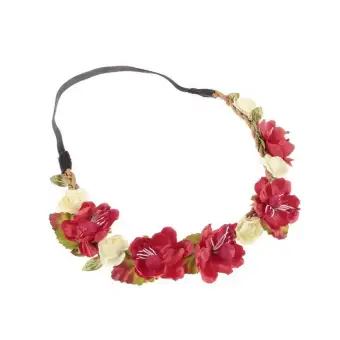 Korean Style Baby Flower Hair Wreath Wedding Party Crown Kids