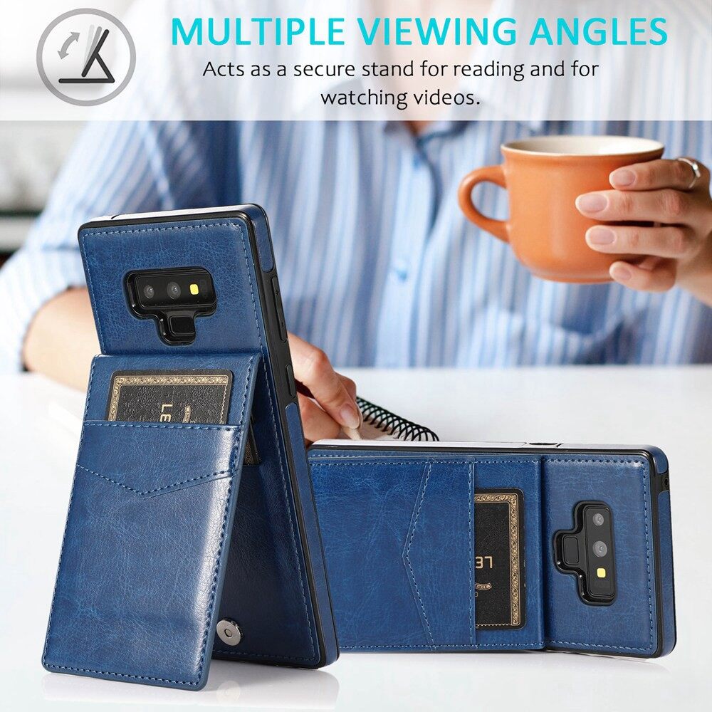 Ốp Cho Samsung Galaxy Note 9 Ốp Dạng Ví Lật Ốp Bảo Vệ Có Chân Đế Móc Khóa Nam Châm Bằng Da Kèm Ngăn Đựng Thẻ Ốp Điện Thoại Di Động