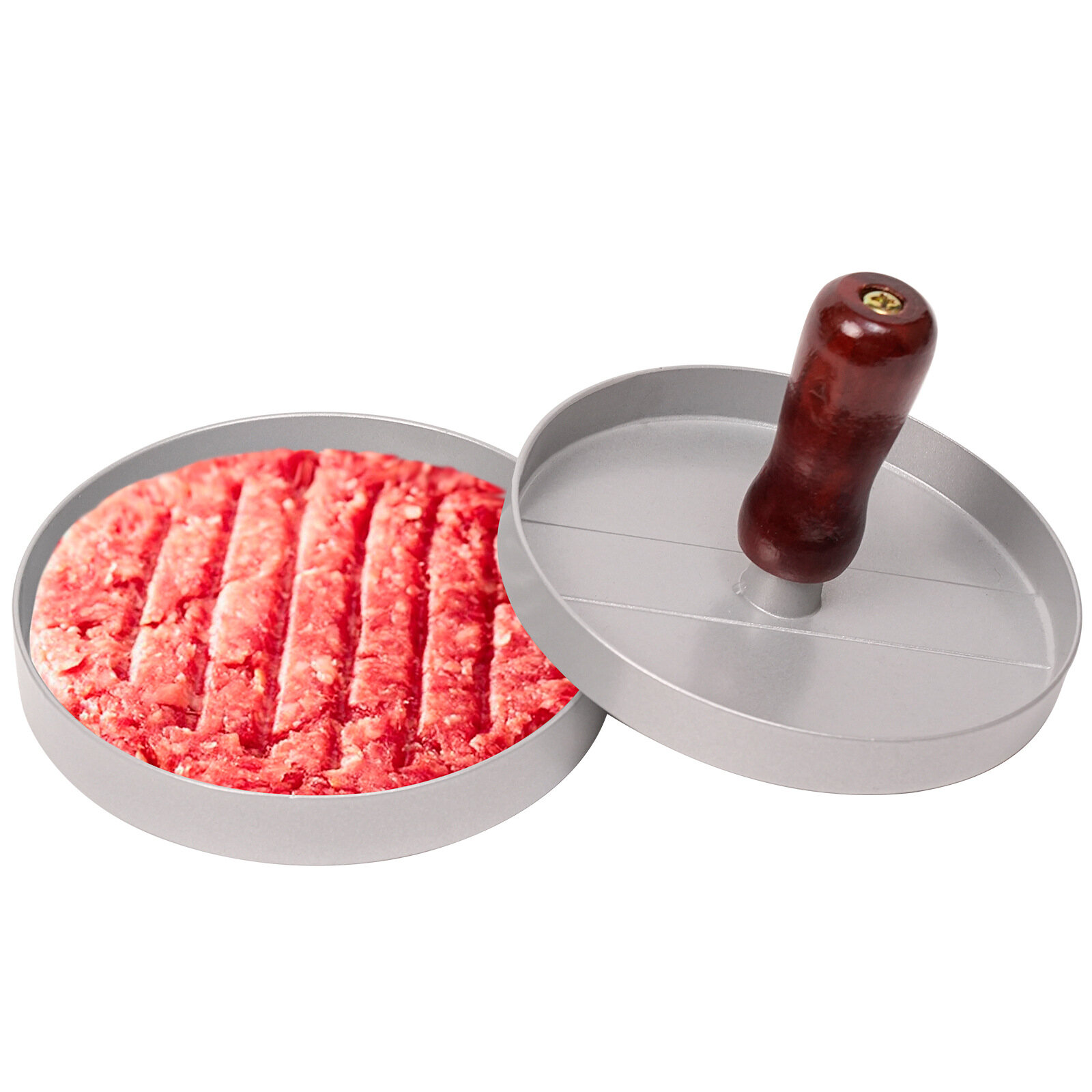 Ham Burger thịt Pie Maker Vòng thịt Pie mô hình Burger thịt Pie bé khuôn gạo Beef Pie Maker