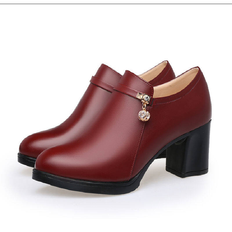 Leather Mules Shoes For Women Vintage Mary Janes Ladies Shoes Korea Mules Women Flat Shoes For Women Mules Sandals
