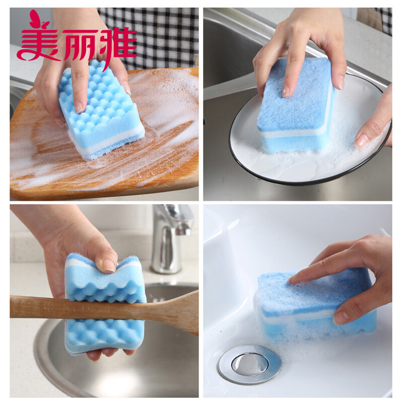 Maryya miếng bọt biển làm sạch dụng cụ rửa chén