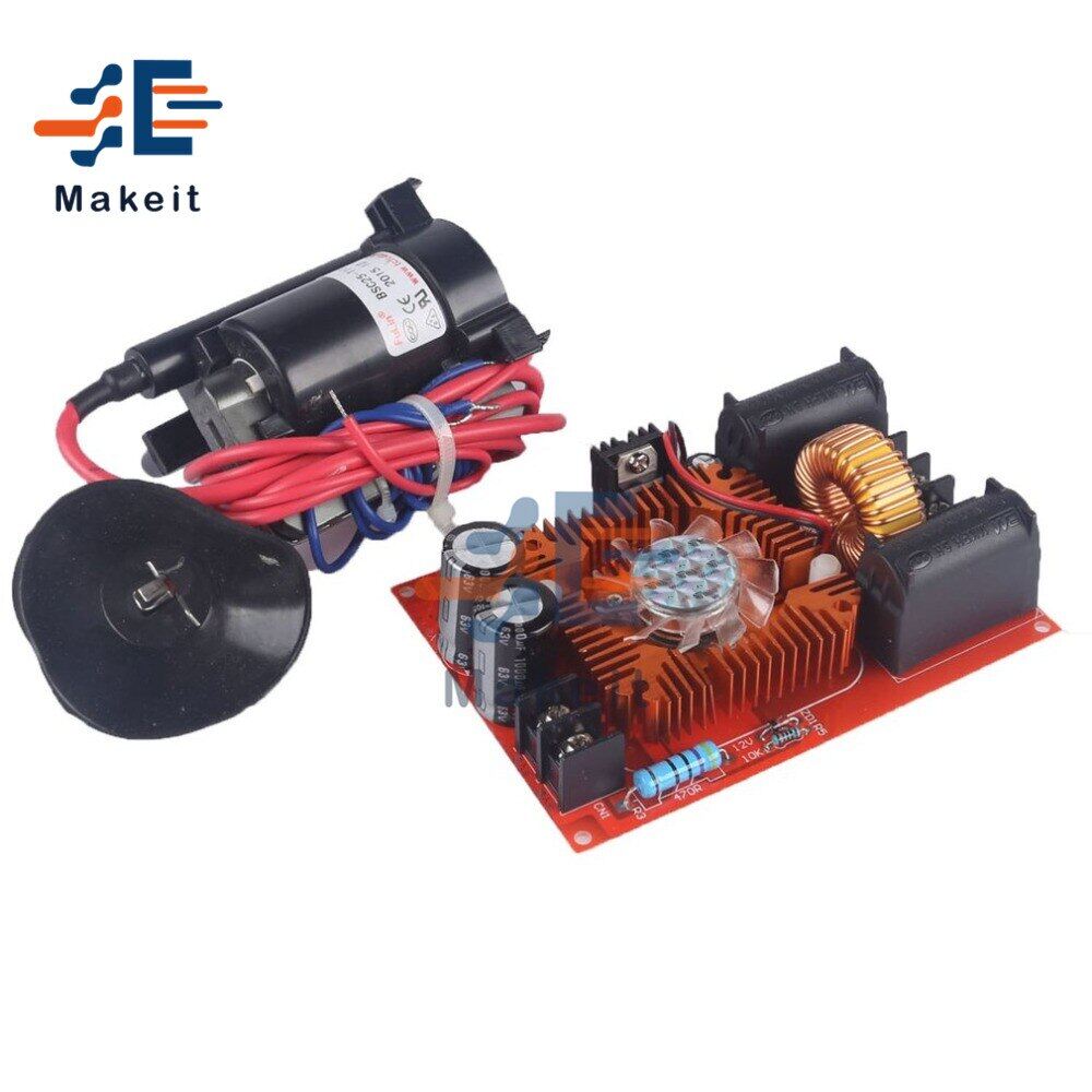 ：》{》： DC 12-30V ZVS Drive Board Module Tesla Coil Flyback Driver /SGTC/Marx Generator Ignition Coil With High Voltage Package 15A 250W