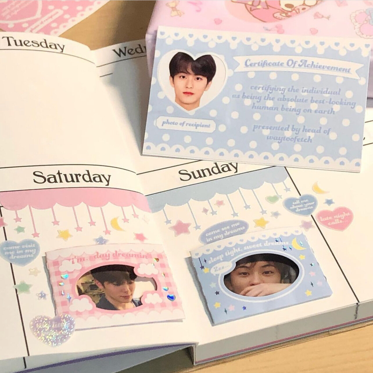 GaLiCiCi Stickers เกาหลีใต้ในสติกเกอร์ริบบิ้นโฮโลแกรมเดียวกัน/สติกเกอร์วัสดุรัก//วัสดุตกแต่งdiy