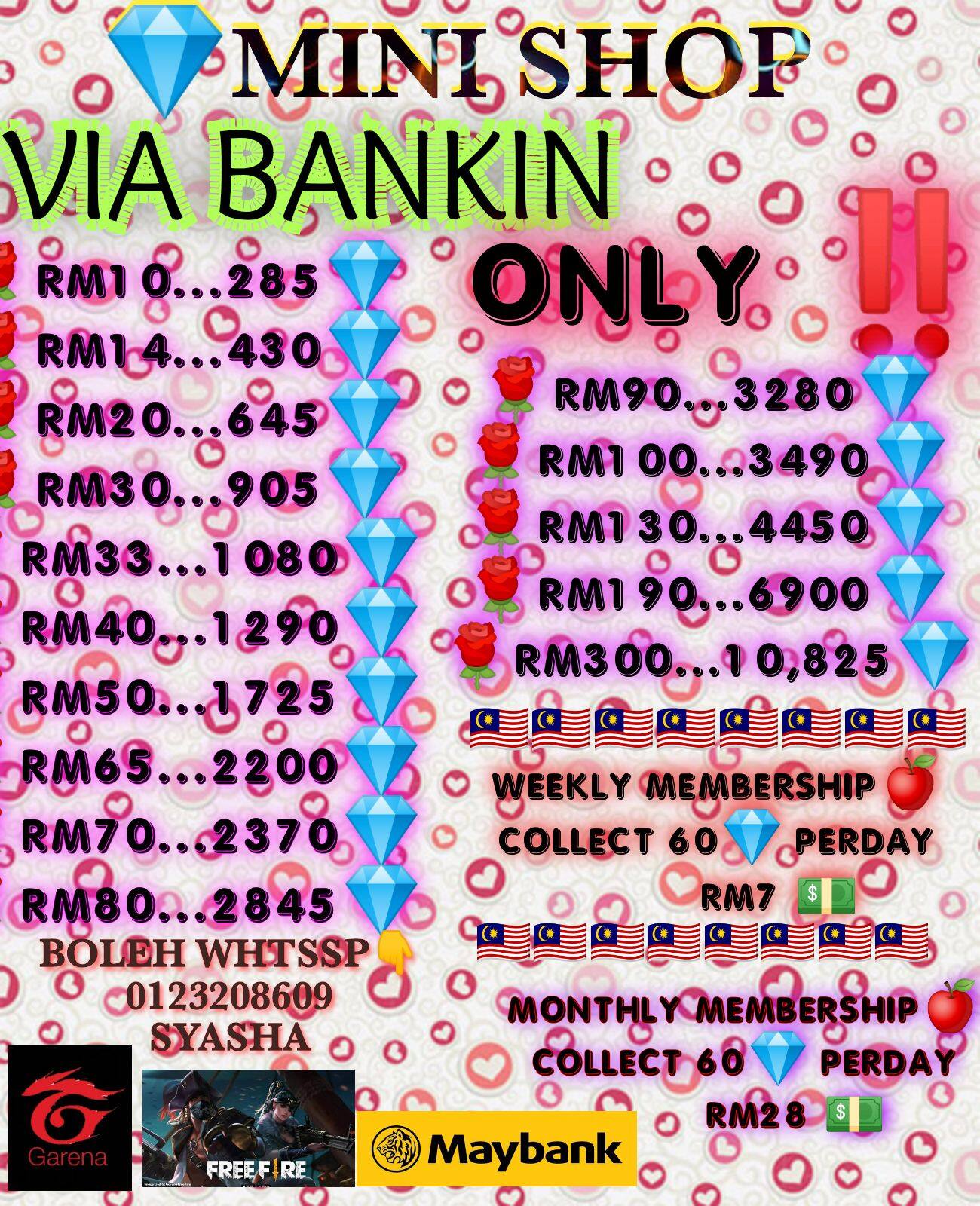 Beli Garena Free Fire Diamond Pada Harga Terendah Lazada Com My