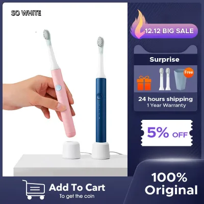Xiaomi SO WHITE Electric Toothbrush Sound Waves Smart Brush Ultrasonic Waterproof Wireless USB Rechargeable Deep Cleaning Teeth Brush