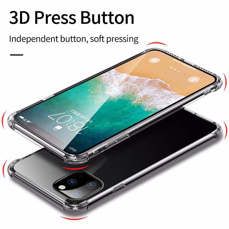 Protective Cover Case for iPhone 15 Pro Max 12 Mini 14 13 11 pro Max Soft TPU Case for iPhone XR Max 7 8 14 15 plus Shockproof Cover Funda Coque aiphone 11pro 15Pro Max 15 Plus
