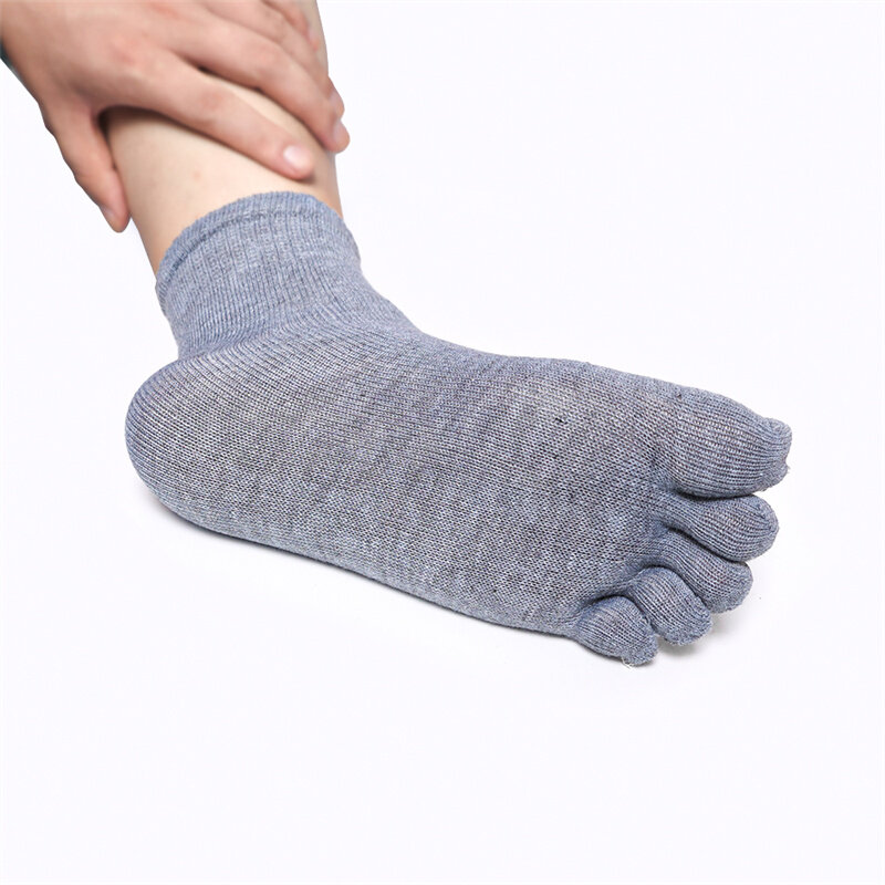 Toe Socks Men Five Fingers Socks Breathable Cotton Socks Sports