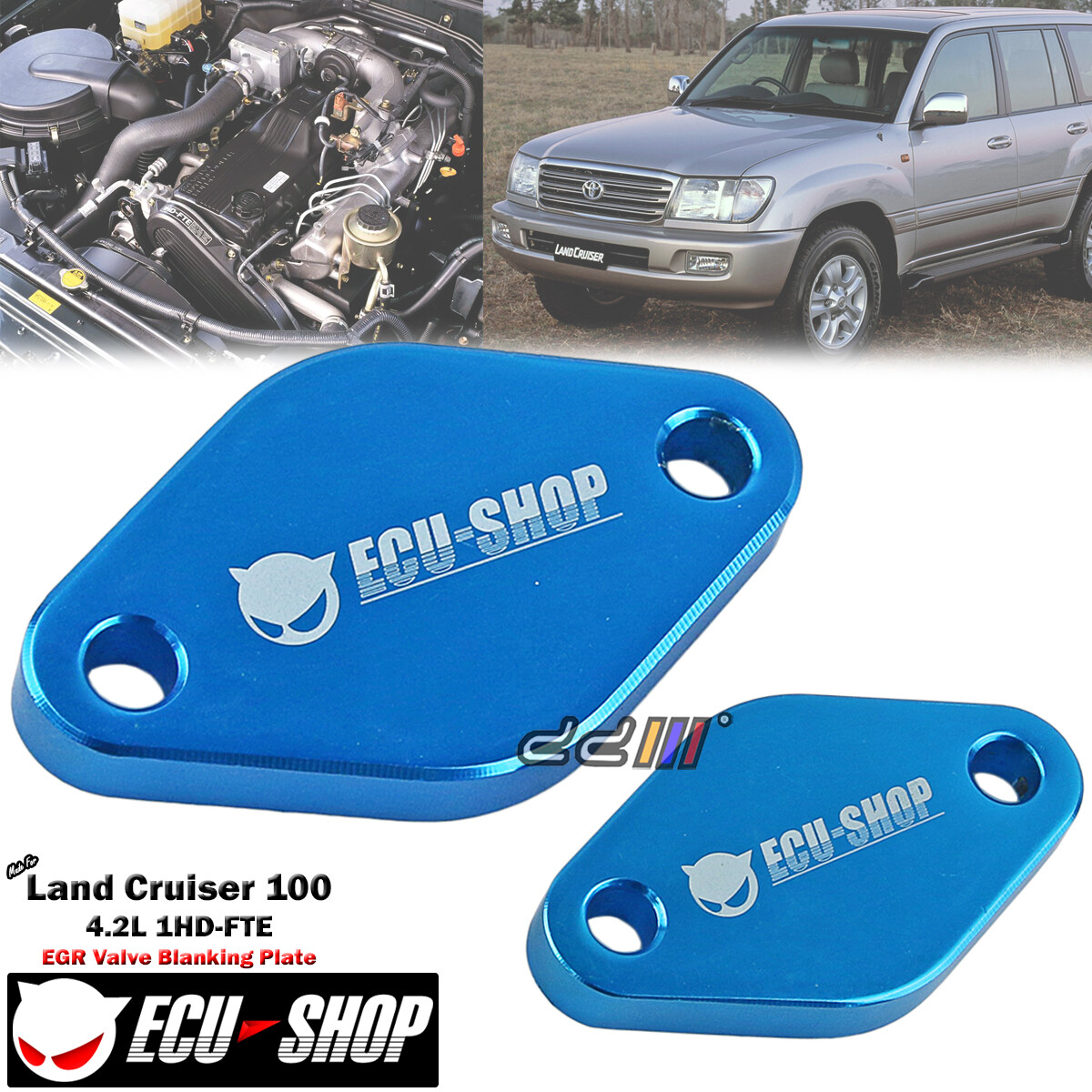 [Ready Stock] ECU SHOP EGR Stopper Block Blanking Plate For Toyota Land