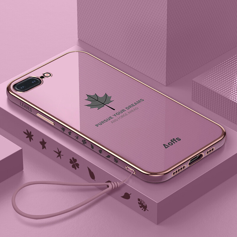 Ốp lưng iPhone 6 6S 6 Plus 6S Plus 7 8 7 Plus 8 Plus SE 2020 thiết kế mới lá phong Ốp điện thoại cho Iphone mềm 6plus 6splus 7plus 8plus