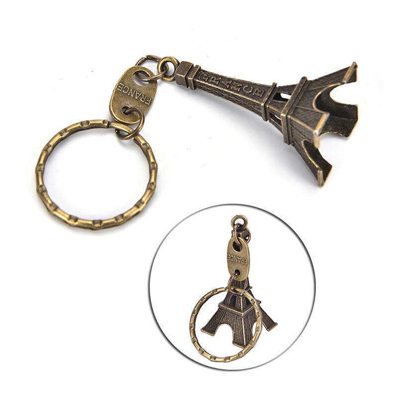 [JHY Store] Convenient Easy For Lowest Price Paris Retro Mini Eiffel Tower Model Cute Keychain Keyfob Eiffel Tower Figurines Eiffel Tower Keychain