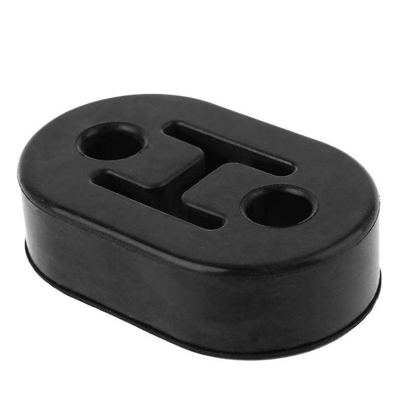 2x Heavy Duty Exhaust Hanger Bushing Support 2 Holes Bracket Rubber Mount