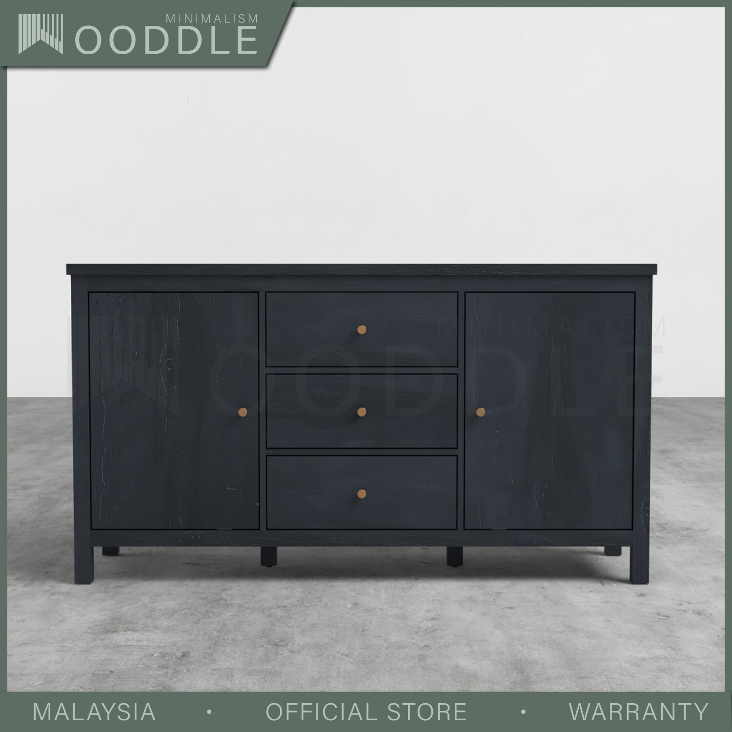 Wooddle Akara Series 5FT Display Cabinet With Drawer Storage Cabinet wooddle-akara-series-5ft-display-cabinet-with-drawer-storage-cabinet