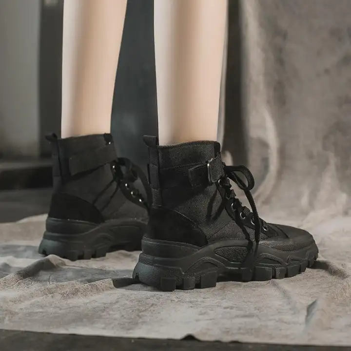 canvas boots ladies