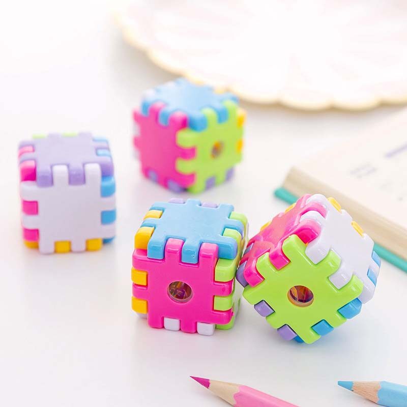 Rubik's Cube Pencil Sharpener Korea Stationery Student Gift