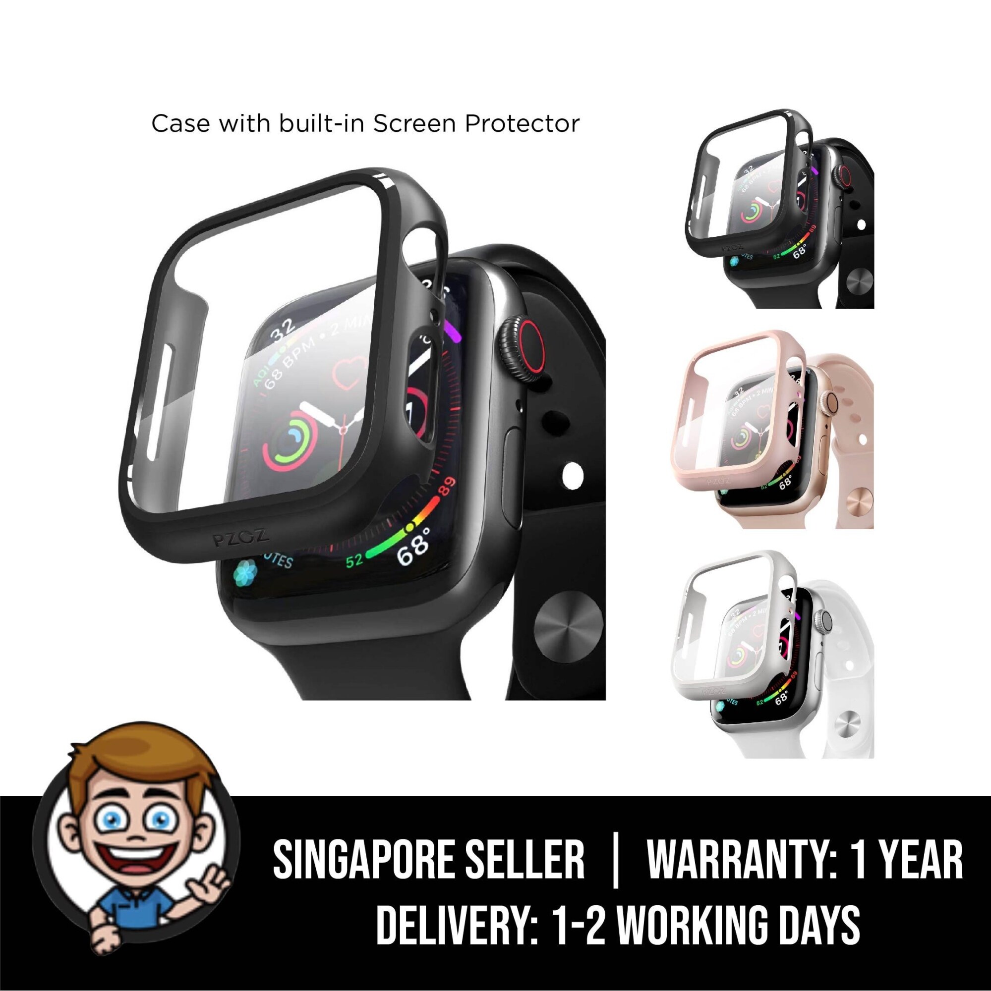 apple watch series 4 case protector