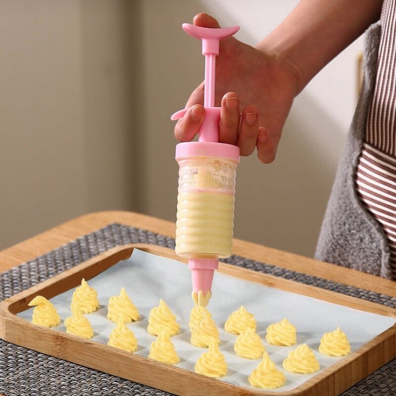 (Ready Stock)Cookie Moulds Decorating Tools Decorating Nozzle Set Making Cream Cake Puffs Melting Beans Baking Tool Set Kitchen Supplies