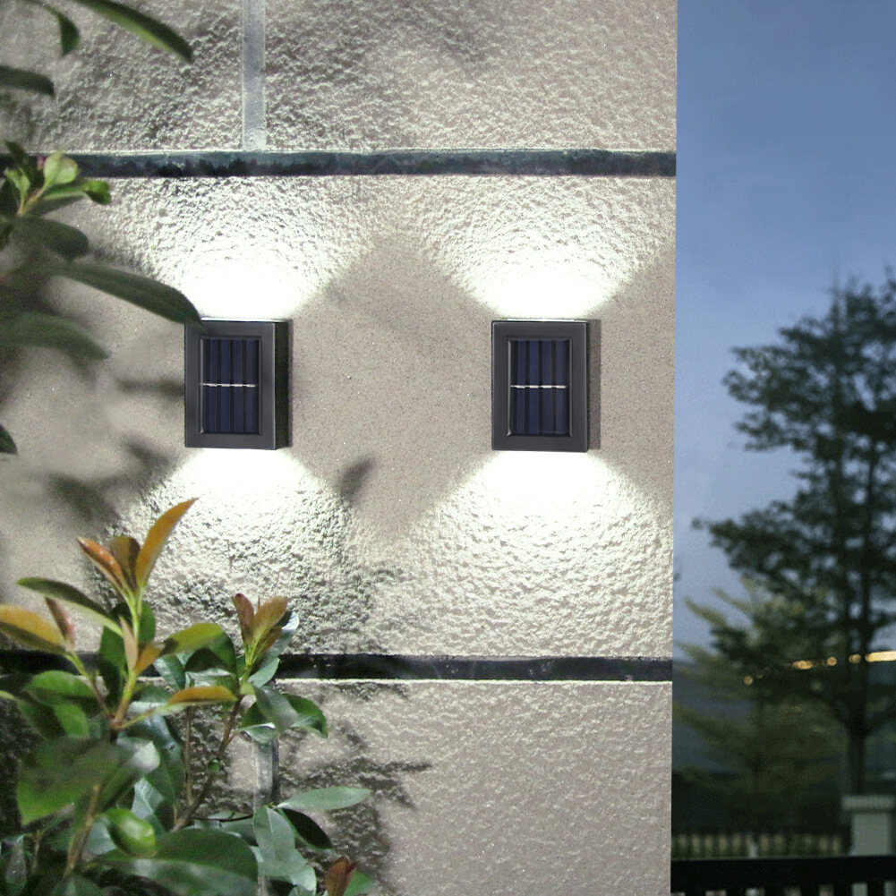 Smart Sensing Solar LED Wall Light Outdoor Waterproof Garden Decorative Light Balcony Terrace Street Outdoor Solar Garden Wall Light