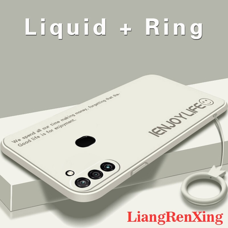 ốp lưng ốp lưng Vỏ Samsung A11 vỏ điện thoại softcase Silicone lỏng bảo vệ mịn vỏ Cản Sốc chống sốc thiết kế mới ytzimu02 đẹp viền vuông cute đẹp viền vuông cute