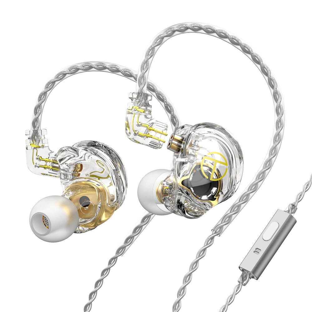 TRN ST2 1BA 1DD Hybrid In Ear Earphones HIFI Bass Earbuds Monitor Headphones Sport Noise Cancelling Headset TRN MT1 ST1 CT1 M10