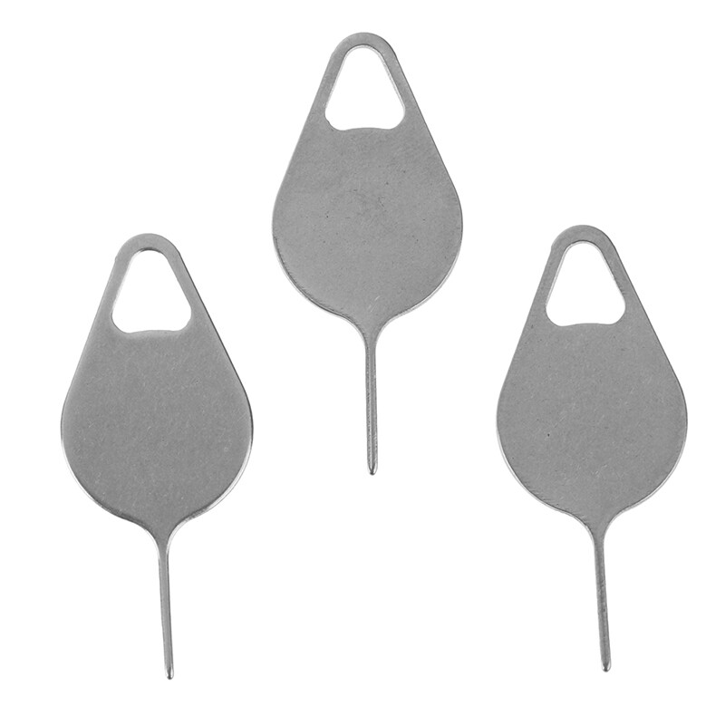 Ministar 3pcs/set Sim Card Tray Removal Eject Pin Key Tool Stainless Needle for Phone