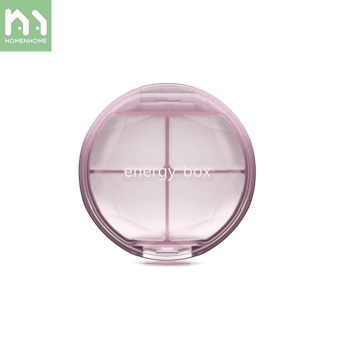 Homenhome Mini Candy Box Portable Pill Box case with Partition Small Size Carry-on Items Box