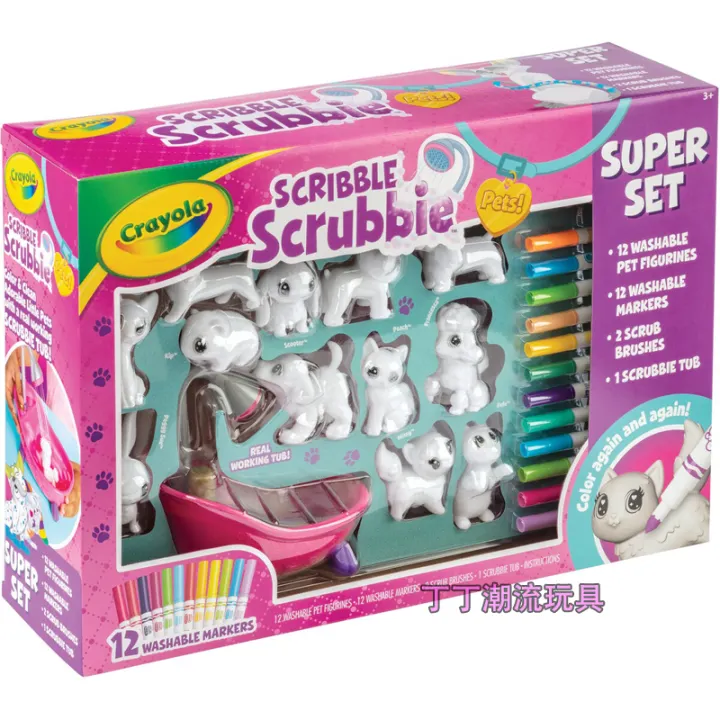 scribble scrubbie super set