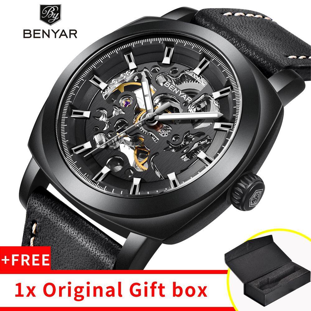 Benyar Đồng Hồ Nam 2019 New Đồng Hồ Tự Động Lộ Khung Nam Không Thấm Nước