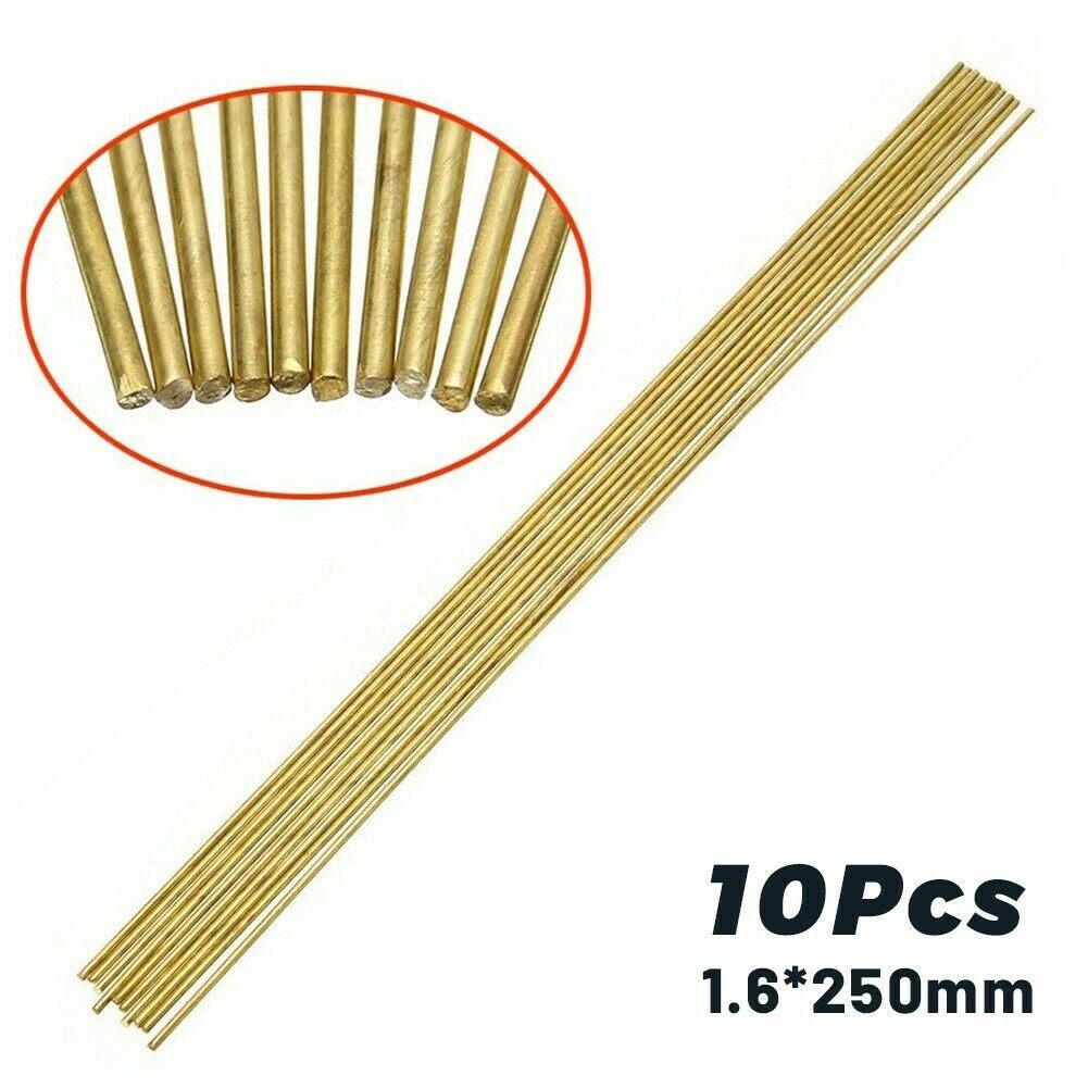 1.6*250mm Welding Rod Brass Brazing Metalworking Soldering Sticks Wires