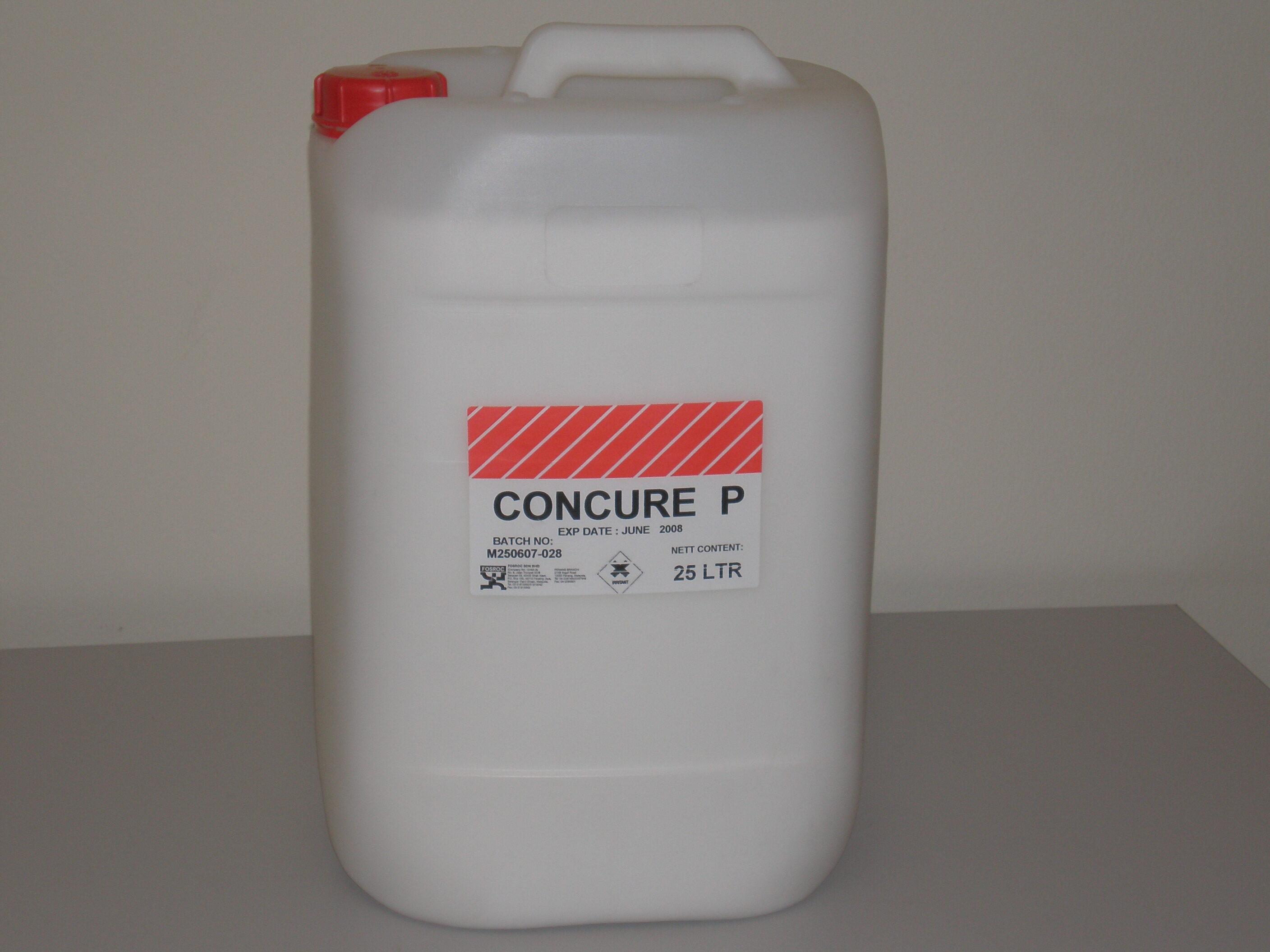 FOSROC CONCURE P (CLEAR) CONCRETE CURING COMPOUND X 25 LITRE Lazada