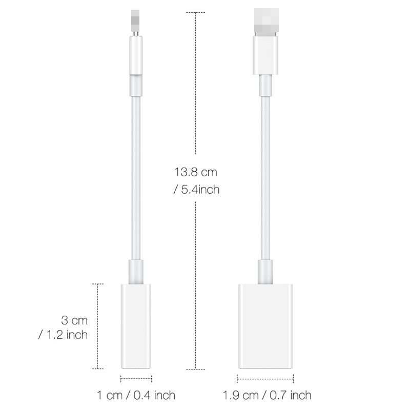 Bộ chuyển đổi USB OTG cho iPhone iPad ios13, bộ chuyển đổi Lightning sang USB 3.0, truyền dữ liệu vào/ra U-disk bàn phím chuột, bộ chuyển đổi Piano Midi Bộ chuyển đổi Lightning sang máy ảnh 2 trong 1 3 trong 1