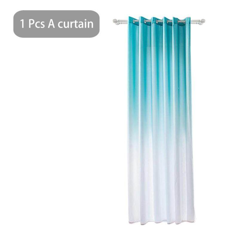 Đơn Giản Màu Trơn Gradient Cửa Sổ Màn Hình Rèm Cửa Cho Ban Công Phòng Ngủ Phòng Khách Rèm