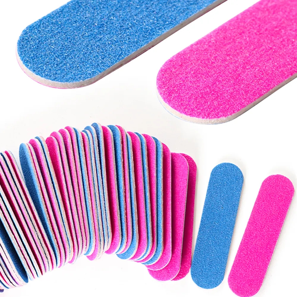 1/10pcs đôi nhỏ mặt Bộ giũa móng giũa đánh bóng khối dùng một lần móng tay thiết bị 180/240 Grit làm móng tay sơn Gel bóng Bộ công cụ