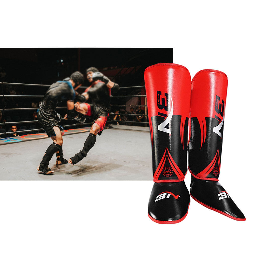 Kickboxing Sparring Muay Thai Leg Protector Great for Martial Arts Tongina Shin Guard MMA Fighting Boxing Training Protective Gear Karate