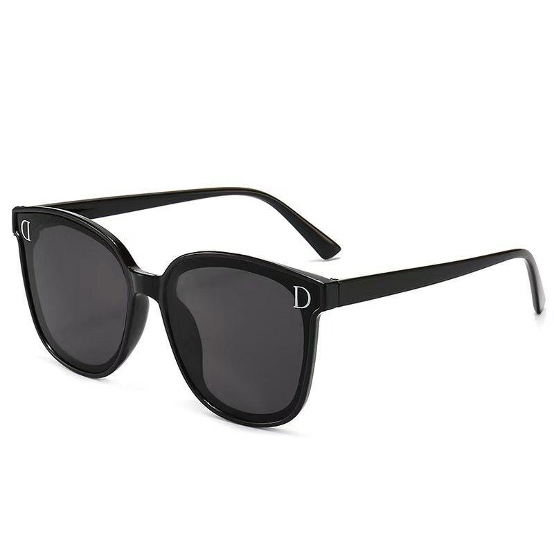 Driver Glasses Women Cat Eye Retro Designer Round Gradient Oversized Sunglasses Metal Frame Driver Goggles