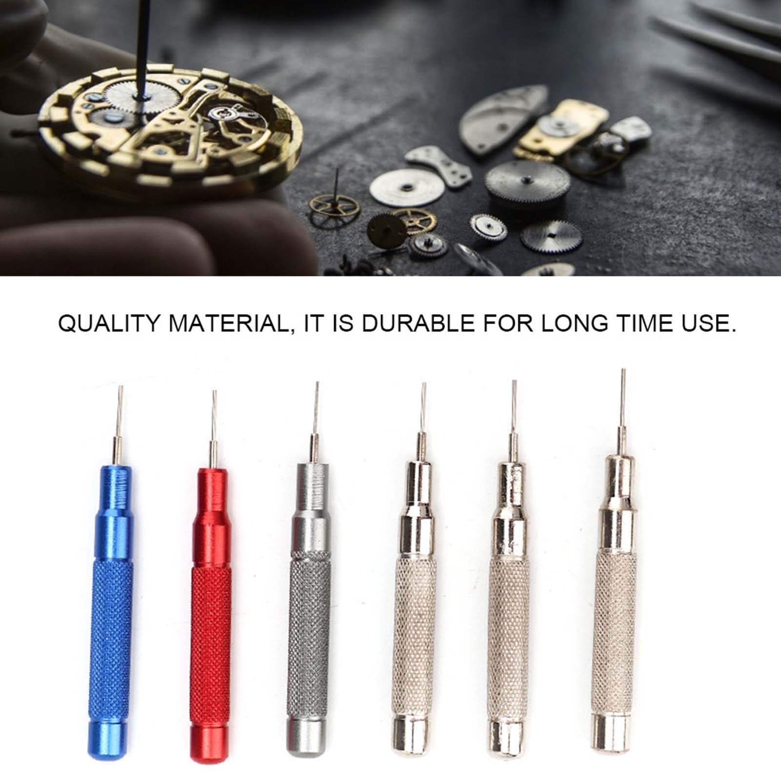 Bộ dụng cụ tháo liên kết đồng hồ kim đục lỗ không rỉ sét trong bộ đục lỗ cho thợ đồng hồ vòng tay đồng hồ