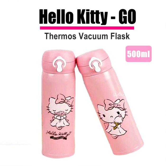 pink thermos flask